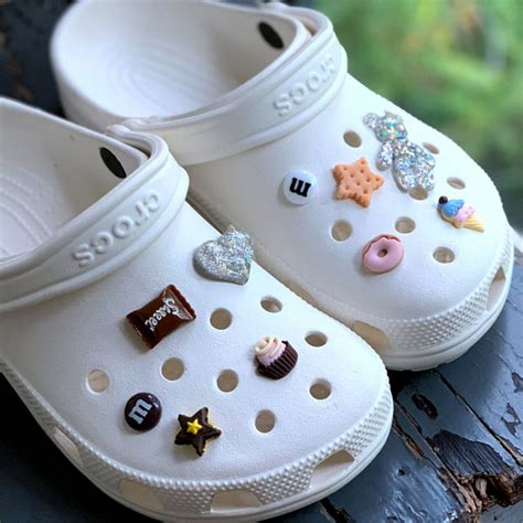 pictures of crocs with charms.